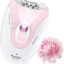 Facial Epilator for Women, Lady Epilators Hair Removal for Face, Epilators with LED Light, Two Speed Hair Removal Device, Epilator for Women, Pluxy Facial Hair Removal for Bikini Arm Legs Armpits