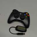 W&O Wireless Controller Compatible with Xbox 360 2.4GHZ Gamepad Joystick Wireless Controller Compatible with Xbox 360 and PC Windows 7,8,10,11 with Receiver (Black)