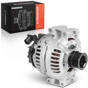 A-Premium Alternator Compatible with Mercedes-Benz W203 C230 06-09, W203 C280 06-07, C300, C350, E350, SLK280, SLK300, SLK350, CLK350, V6 3.0L 3.5L, 12V 150Amp CW 6-Groove Pulley, Replace# 0124525054