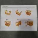 Bamboo Can Organizer for Pantry, 2 Tier Bamboo Pantry Organizer for Kitchen Counter, Cat Food Storage Holds Up to 36 Cans, Can Rack Organizer for Human and Pet Food Cans, FIFO Design