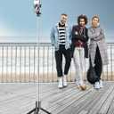 71" Phone Tripod & Selfie Stick, All in One Extendable Cell Phone Tripod with Wireless Remote, Tripods Stand for iPhone & Travel Selfie Stick 360 Rotation Compatible with iPhone Android, Camera