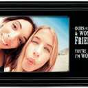 Grasslands Road "Friends Ceramic Frame, Black, 4 by 6-Inch