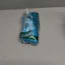 Yollmart Women's Sequins Tassel Skirts Shorts Booty Dance Festival Bottoms (Blue)