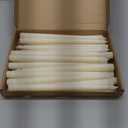 Treela 24 Pcs Flameless Taper Candles Battery Operated Bulk Fake 11 Inch Candles Light LED Candlesticks Flickering Tapered for Wedding Halloween Christmas Decoration (Ivory,Basic)