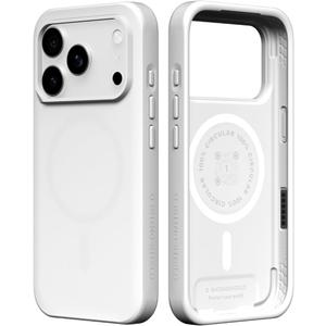 RhinoShield Phone Case Compatible with MagSafe for iPhone 17 Pro | SolidX - Reinforced Shock-Absorbing Protection, Minimal and Slim Design with Military Grade Drop Protection - Classic White