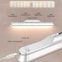 Rossetta Under Cabinet Lights, 78 LED Lights Battery Operated Motion Sensor Light Indoor, Wireless Rechargeable Dimmable Closet Lights Under Cabinet Lighting for Kitchen Closet Stairs Hallway (10.8inch, Bright White)