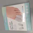 Welnove Gel Toe Cap and Protector - Silicone Toe Covers - Toe Cushions for Pain Relief, Missing or Ingrown Toenails, Corns, Calluses, Blisters (4 Large + 8 Medium, White)
