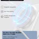 Mag.Safe Charger - iPhone Charger Stand, Magnetic Fast Wireless Charger for iPhone 17/16/15/14/13/12 Series - White