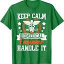 Let The Biomedical Engineer Handle It - Bioengineer Biomed T-Shirt (Small, Green)