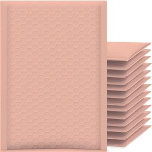 Extra Thick Bubble Mailers - Light Pink, 50 Pack, 6x10 Waterproof Padded Envelopes (Usable Size: 6x9), Durable Shipping Mailers for Jewelry, Handmade Goods, Crafts, and Fragile Items