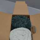 MIULEE Boho Farmhouse Sage Green Throw Pillow Covers 18x18 Inch Set of 4 Mordern Nordic Cushion Covers Soft Corduroy Spring Home Decor for Couch Bed Sofa Living Room Forest Green