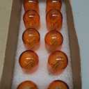 T20 7440A WY21W Turn Signal Bulb Daytime Running Light Blinker Brake Light Bulbs, 10PCS Monofilament Side Marker Lights Mini Taillight 7440 Bulb Replacement for Cars,Trucks,SUVs (Amber)