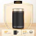 Dreo Space Heater, Portable Electric Heaters for Indoor Use with Thermostat and Remote, 2024 Upgraded, Digital Display, 12H Timer, 5 Mode, 1500W PTC Ceramic Fast Safety Heat for Office Bedroom Home (10 inch, Gold)