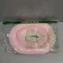 IDOMIK Dog Recovery Collar, Waterproof Soft Dog Cone After Surgery, Comfy Protective Elizabethan Collar Alternative for Dogs Cats, Adjustable Pet Neck Donut Cone Anti-Licking Biting Wounds,Pink,S