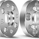 OCPTY 4x100 to 4x100 Wheel Spacers for Accord for Civic for Civic del Sol for CRX for EL for Fit 1 inch 12x1.5 Studs 56.1mm Hub Bore Forged Hub Centric Wheel Spacers 4 lug 2PCS