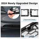 Shademax Front Grill Mesh Inserts for Refreshed Tesla Model 3 Highland 2024 2025 2026 Air Inlet Vent Grille Cover Replacement for Tesla Model 3 Highland 2025 Accessories (Detachable Version)