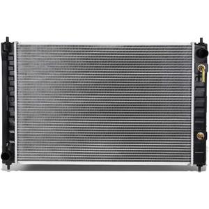 DNA Motoring OEM-RA-13039 1-Row OE Style Aluminum Core Radiator Compatible with 09-14 Murano / 11-16 Quest, 26-7/16" W X 18-1/16" H X 1" D, 1-3/8" Inlet, 1-3/8" Outlet
