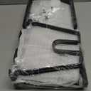 Pots and Pans Organizer Under Cabinet, 21.6" Deep Pull Out Pot Lid Organizer Holder with Guardrail Adhesive Pot and Pan Holder Rack with 10 Adjustable Dividers-1 Pack(Black)