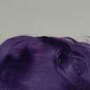 morvally 23 inches Long Wig Big Wavy Heat Resistant Synthetic Straight Hair with Bangs for Womens Cosplay Costume Halloween Party (Purple)