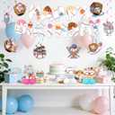 Baseball Ice Cream Drip Birthday Party Decorations, Happy Birthday Banner and Honeycomb Centerpieces, Respect The Drip Sports Theme Supplies for Boys Men