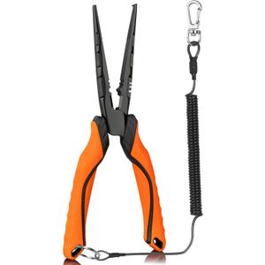 Fishing Pliers,Carbon Steel with Corrosion Resistant Coated Fishing Tools,Multitool for Saltwater