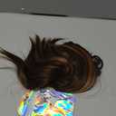 REECHO Invisible Wire Hair Extensions with Thinner Softer Lace Weft (Chocolate Brown with Golden Highlights, 12 Inch (Pack of 1))