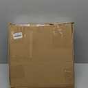 12x12 Picture Frame Set of 4 - Made of Glass and Rustic Black Wooden Frame, Display Square Pictures 10x10 with Mat or 12 x 12 without Mat, Desktop & Wall Collage Photo Frame