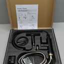 Kitchen Faucet with Pull Down Sprayer, Waterfall Single Hole Single Handle Sink Faucets with Pull-Down Sprayer for RV Kitchen Camper, Matte Black