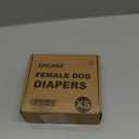 XPCARE 3 Pack Washable Female Dog Diapers - Reusable, Highly Absorbent, Leak-Proof Puppy Diapers for Female Dog (XS)