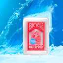 Bicycle Waterproof Playing Cards, Red Plastic Deck of Cards, Durable Plastic Cards for Pool, Beach, Camping & Party Games