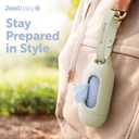Jool Baby Disposable Diaper Bag Dispenser (Sage) + 3 Refill Rolls (Lavender-Scented) - Attaches to Stroller or Diaper Bag for On-the-Go Convenience