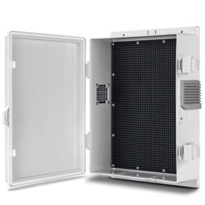 Namunanee Outdoor Electrical Junction Box, ABS Water Resistant Enclosure with Internal Mounting Panel & Hinged Cover (13" H* 9.2" L* 3.7" W)