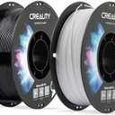 Creality PETG Filament 1.75mm, 3D Printer Filament, Excellent Toughness High Precision, Odorless Non-Toxic Moistureproof, Accuracy +/- 0.02mm, 2 Pack-1kg (Black & White)
