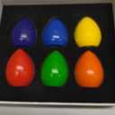 JUPITEARTH 6 Colors Egg Crayons for kids, Palm-Grasp Non Toxic Jumbo Washable Crayons for Kids, Fat Brain Toys for Art Supplies and Perfect Gifts for Boys and Girls