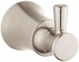 hansgrohe Hook 2-inch Single Hook in Brushed Nickel, 04788820