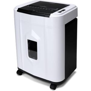 Aurora AU120MB 120-Sheet Auto Feed High Security Micro-Cut Paper Shredder / 30 Minutes (White/Black)