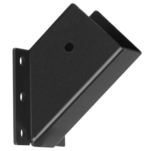 GBGS 8 Pcs Black 45-Degree Knee Bracket for 2x4 Post,13 Gauge
