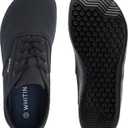 WHITIN Women's Wide Canvas Minimalist Barefoot Shoes | Zero Drop Sole | Casual Sneaker