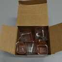 Chair Leg Floor Protectors Square, Silicone Chair Leg Protectors for Hardwood Floors, Chair Leg Caps Covers Protect Wooden Floors from Scratching 20 Pcs Medium (Fit:3/4" to 1")