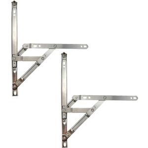 Casement Window Hinges 12 Inch Stainless Steel Friction Stay Hinges - 2pcs Casement Window Hinges 12 Inch Stainless Steel Friction Stay Hinges - 2pcs