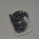 30 Pieces C9 Magnetic Christmas Light Clips Magnet Christmas Socket Clips Hooks for Sockets Roof Gutters Outside Patio Holiday Lighting (Black)