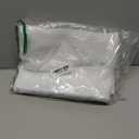 BGment White Linen Curtains 90 Inch Length 2 Panels Set, Rod Pocket Light Filtering Window Drapes Privacy for Living Room Dining Bedroom Decor Semi Sheer Back Tab, 52 Inch Wide Each Panel