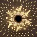 Solar Lanterns Outdoor Waterproof Garden Decor, Metal LED Garden Light Birthday Gifts for Women mom Christmas Gifts for Yard, Patio, Lawn, Tabletop, Pathway, Landscape,Walkway, Terrace(Butterfly)