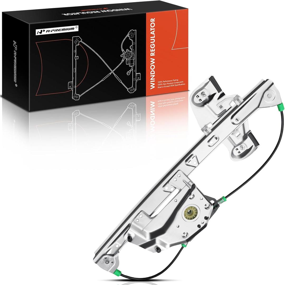 A-Premium Power Window Regulator without Motor Replacement for Cadillac DeVille 2000-2005 Rear Left Driver Side