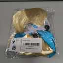 2 x Funny Dog Cat Cosplay Wig, Pet Wigs for Halloween, Christmas, Parties, Festivals, Dog Wigs for Small Medium and Large Dogs(Golden Braid)