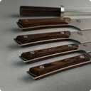 Shun Kanso 6 Piece Block Set | Includes 8" Chef, 3.5" Paring, 6" Utility, Handcrafted, AUS10A Stainless Steel Blades, Tagayasan Handle