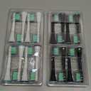 Replacement Heads Compatible with Sonicare Toothbrush, Replacement Brush Head for Philips Sonicare Electric Toothbrush 4100 5100 6100 9900 C2 W3 and More Click-on Handles (8white+8black) (1 Count (Pack of 16))