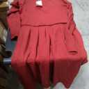 BTFBM Long Sleeve Dress for Women Spring Clothes 2026 Pockets Business Casual Pleated Fall Wedding Guest Dresses