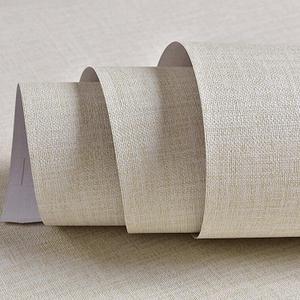 TANONE Contact Paper Peel and Stick (15.8 in X 394 in), Grasscloth Wallpaper Self Adhesive Removable Wallpaper, Fabric Linen Thickened Wall Paper Decorative for Wall Cabinets Drawers Kitchen (Cream)