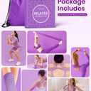 Pilates Ring Set for Women, Home Workout Pilates Equipment with Resistance Bands, 14'' Magic Circle, Mini Ball, Pilates Starter Kit for Strength, Toning and Flexibility